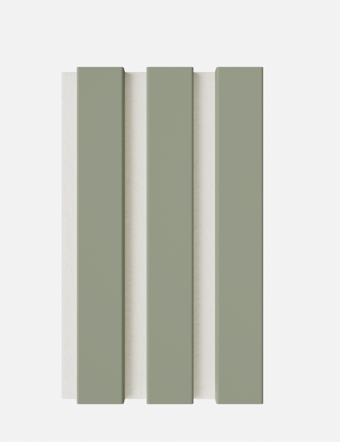 Sample Bunt Plus Sage - Felt White