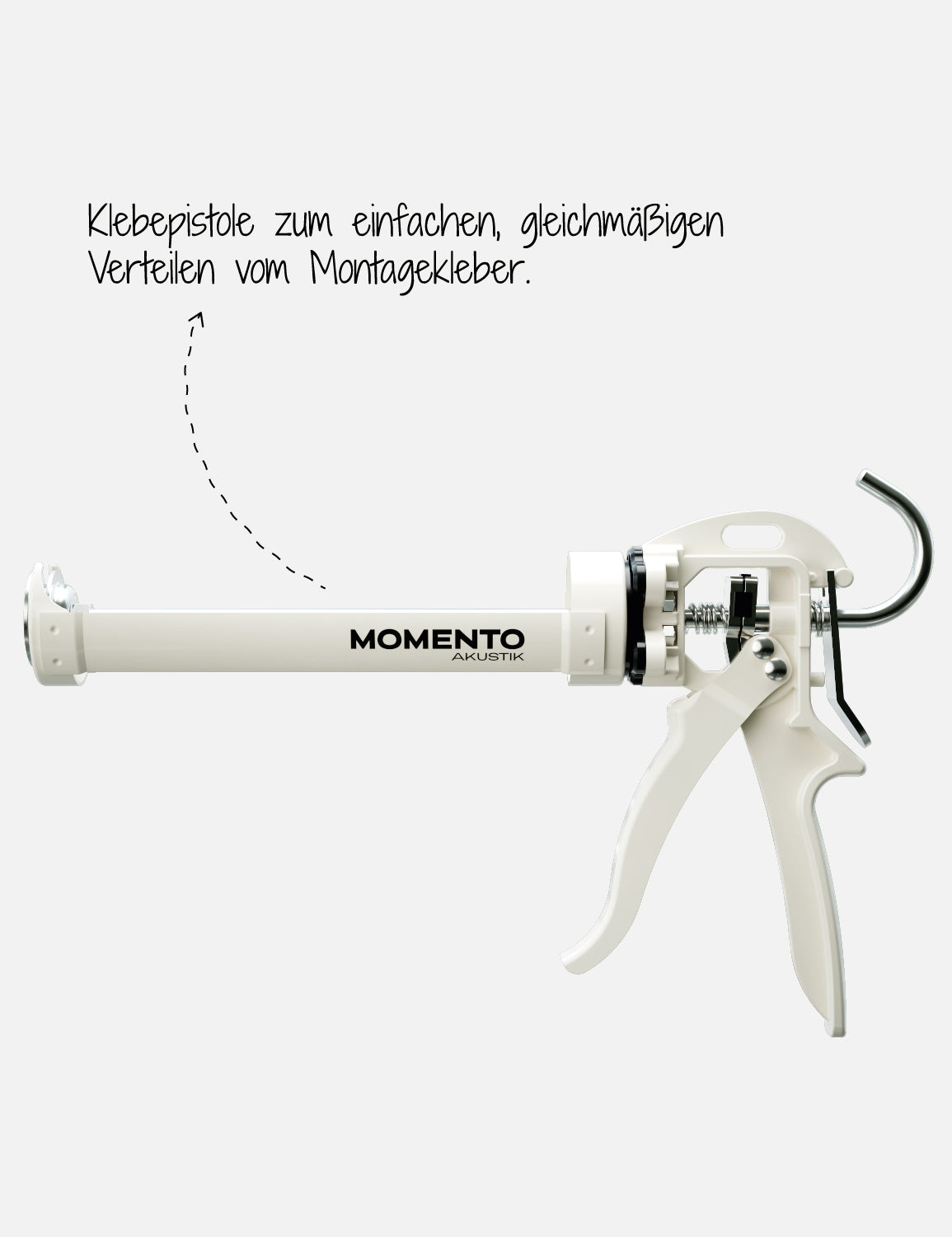 Klebepistole für Montage von Akustikpaneelen