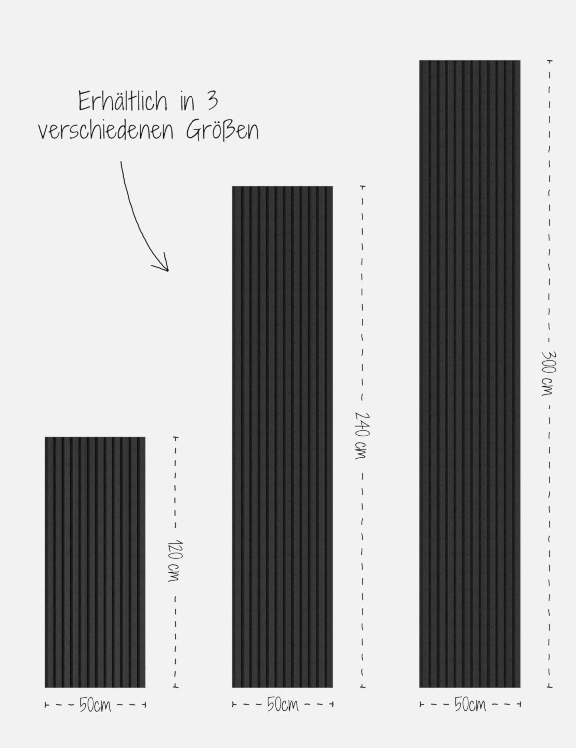 Limited Edition Akustikpaneel Slim - Leicht Eiche Schwarz