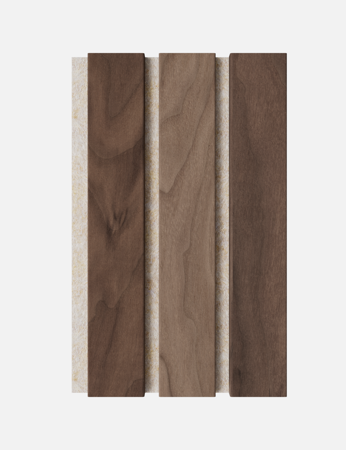 Muster Massiv Plus Lux Nussbaum - Filz Beige