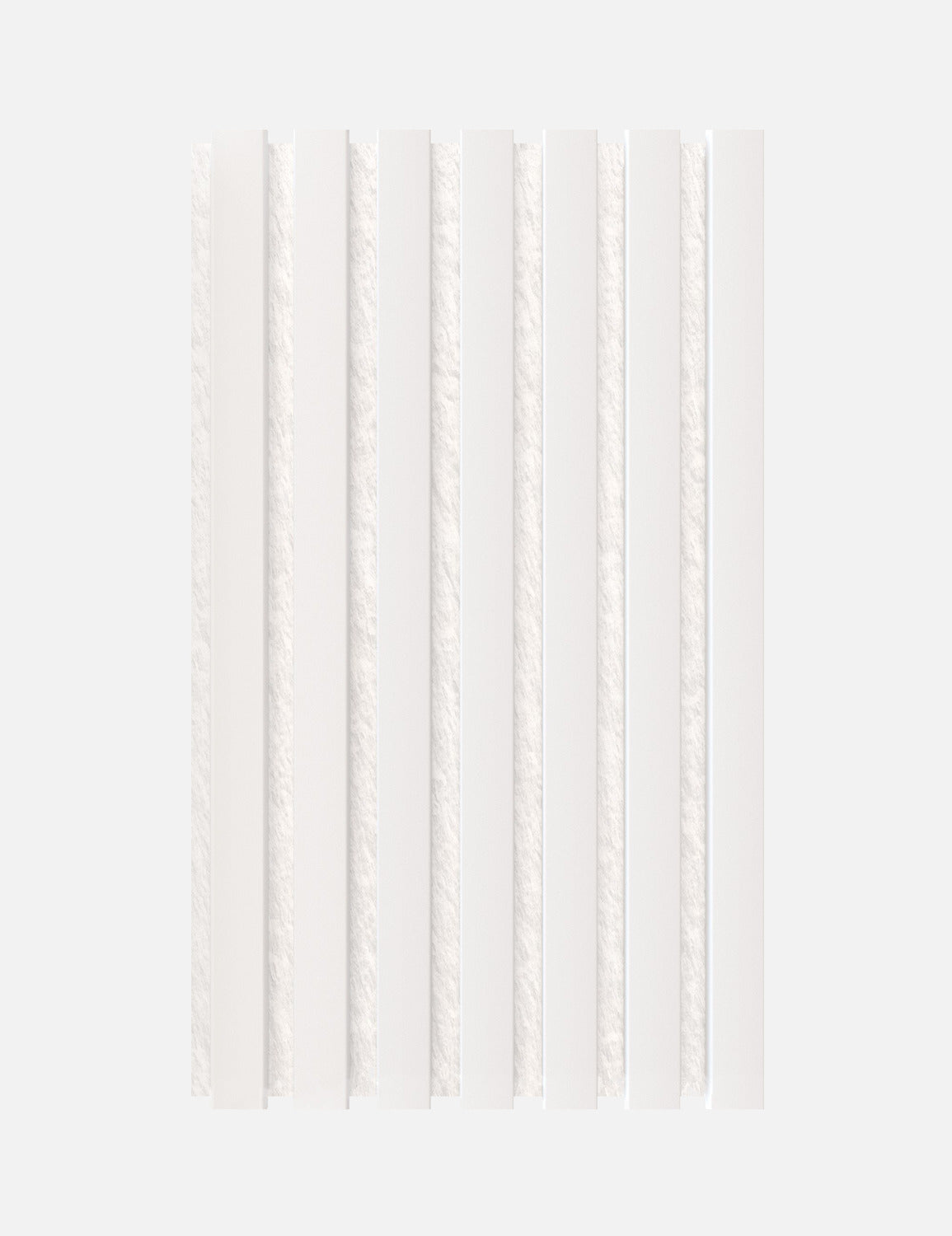 Akustikpaneel Weiß Bunt - Filz Weiß - 240cm