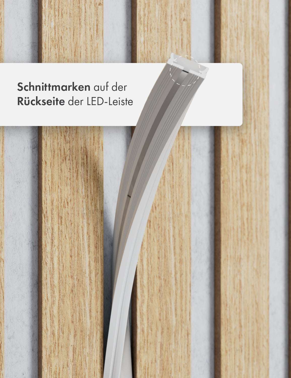 LED Leisten Weiß