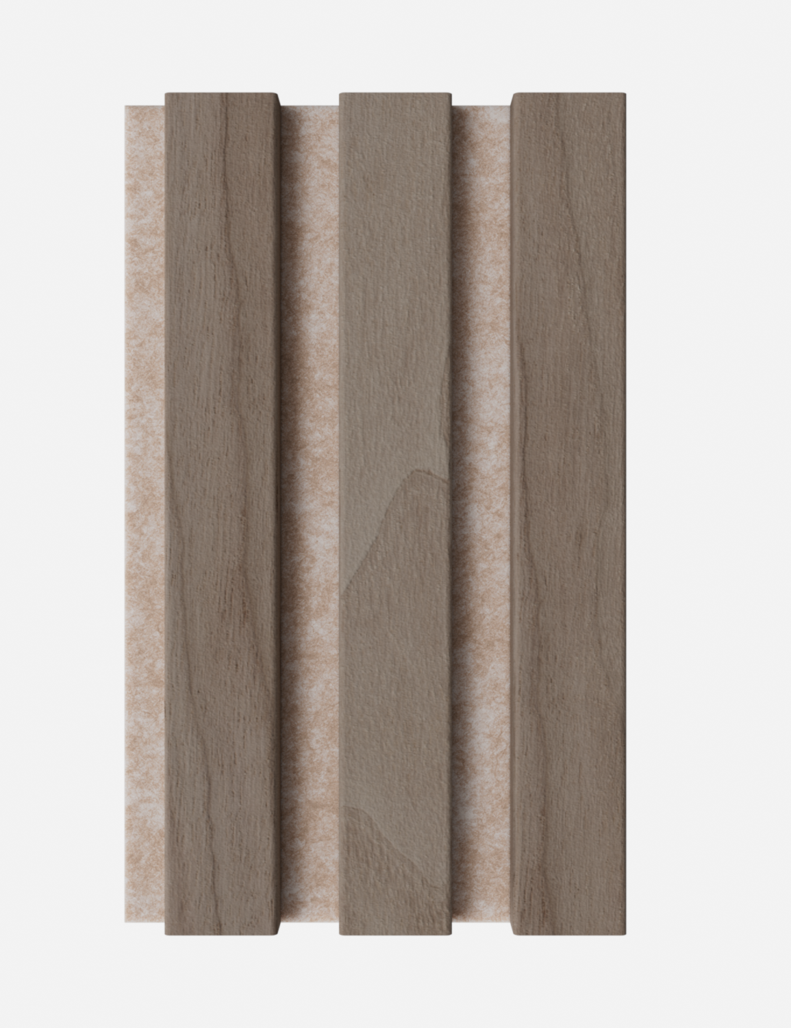 Muster Massiv Plus Nussbaum - Filz Beige