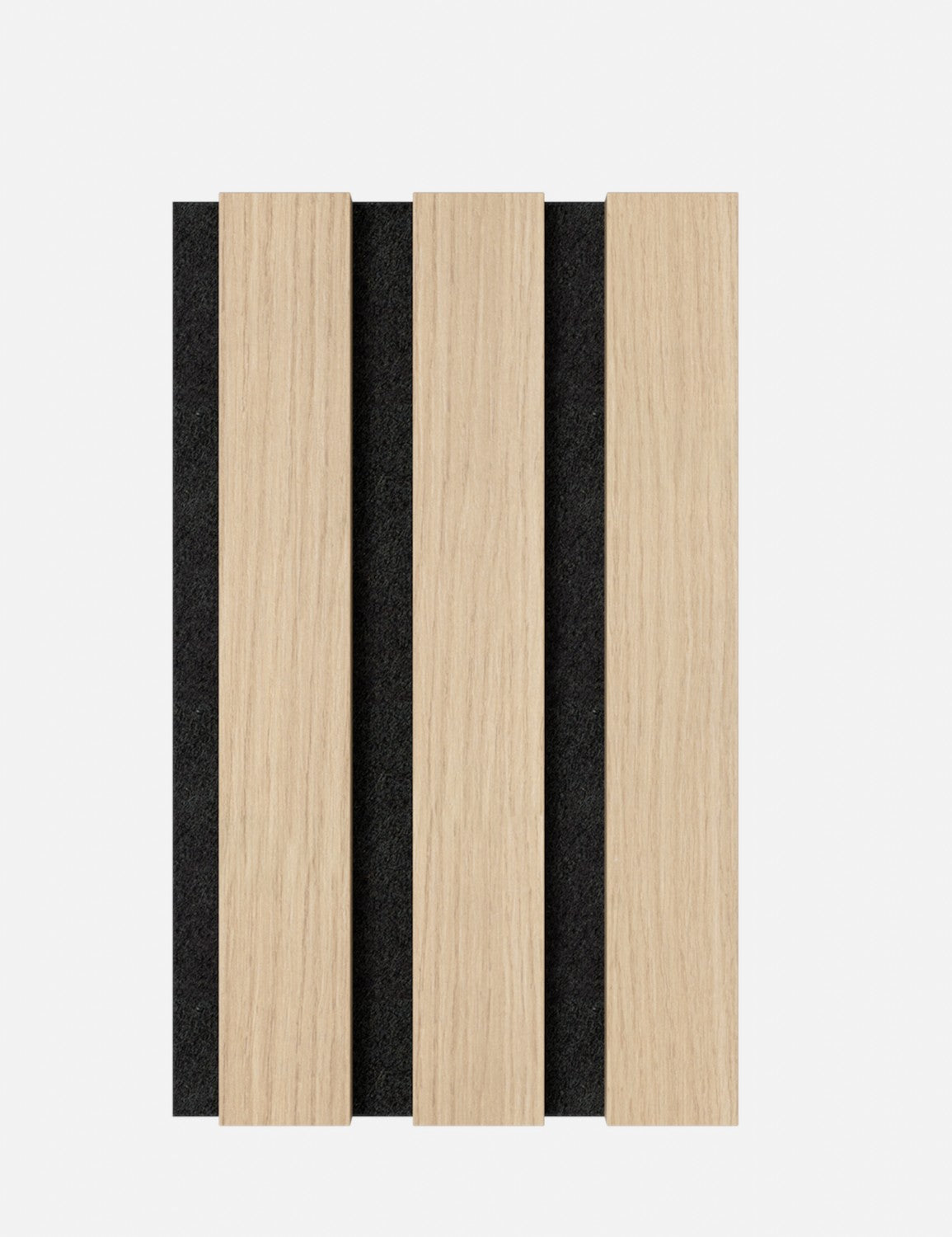 Muster Trendig Eiche Natur - Filz Schwarz Slim